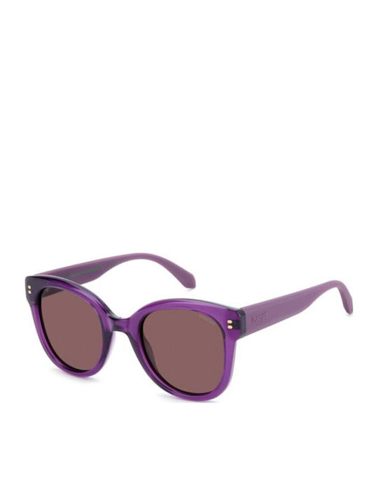 Polaroid Unisex Ochelari De Soare Cu Ramă Viole...