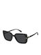 Polaroid Unisex Sunglasses With Black Horn-Rimmed Frame And Grey Lens PLD4199/S/X 807/M9
