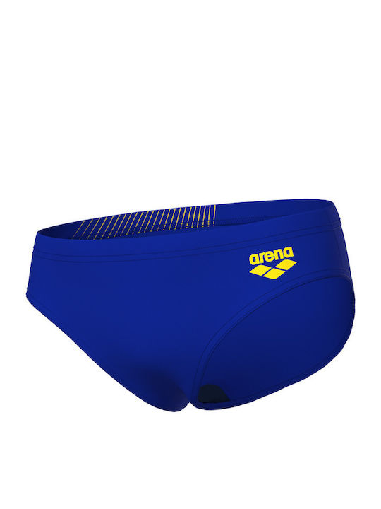 Arena Kinder Badeanzug Badeslips Neon Blue/yellow