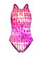 Arena Costum de baie pentru copii Întreg Pink Multi/fuchsia