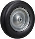 Relaxdays Wheelbarrow Wheel 4.80 Grey Black Polyurethane Rubber Puncture Resistant