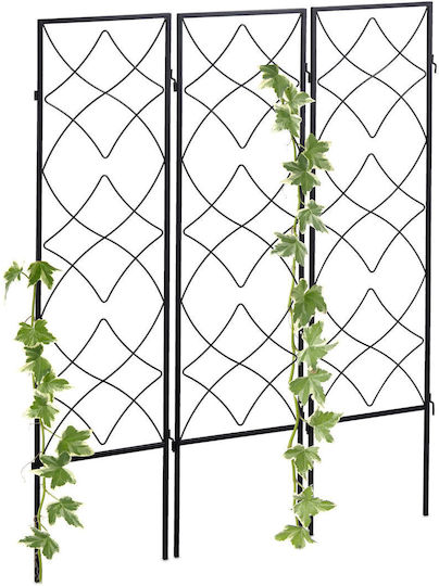 Set 3 Araci Metalici Pentru Plante Cățătoare 122 X 31 X 1 Cm