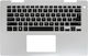 Laptop Keyboard Palmrest Dell Inspiron 14 5482 2-in-1 14 5485 2-in-1 5491 2-in-1 5481 41kvj 041kvj Ctpk0 0ctpk0 9294m 09294m UK Backlight Silver Cod.40824ukblpalm