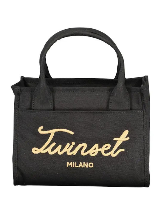 Twinset Дамска Чанта Тоут Ръчна Черна