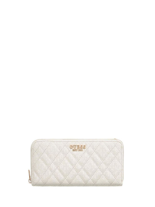 Guess Groß Damen Geldbörse Klassisch Ecru