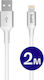 Buddi Flex USB-A to Lightning Cable 12W White 2m