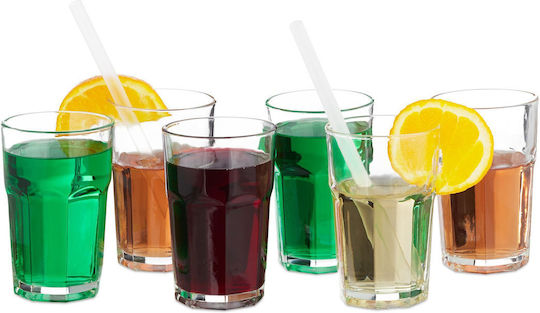 Relaxdays Set de pahare Cocteiluri din Sticlă 6buc