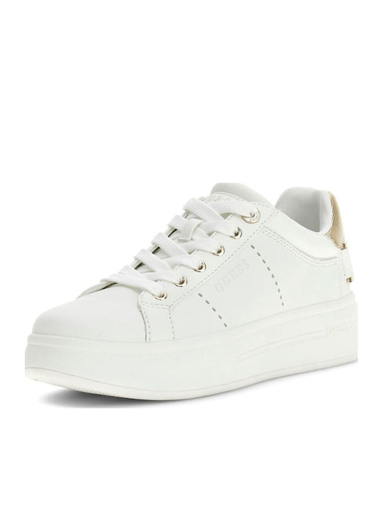 Guess Adidași Albi Aurii