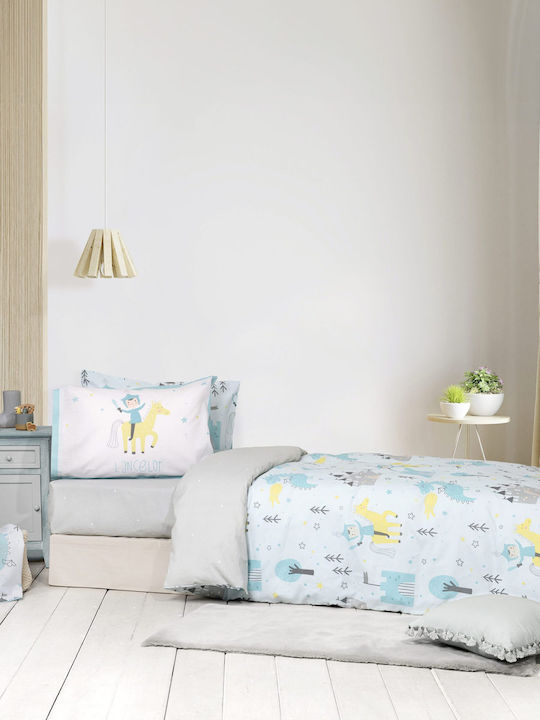 Nima Σετ Σεντόνια Μονά με Λάστιχο Βαμβακερά 170x255cm