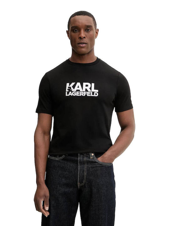 Karl Lagerfeld Crewneck Тениска Black