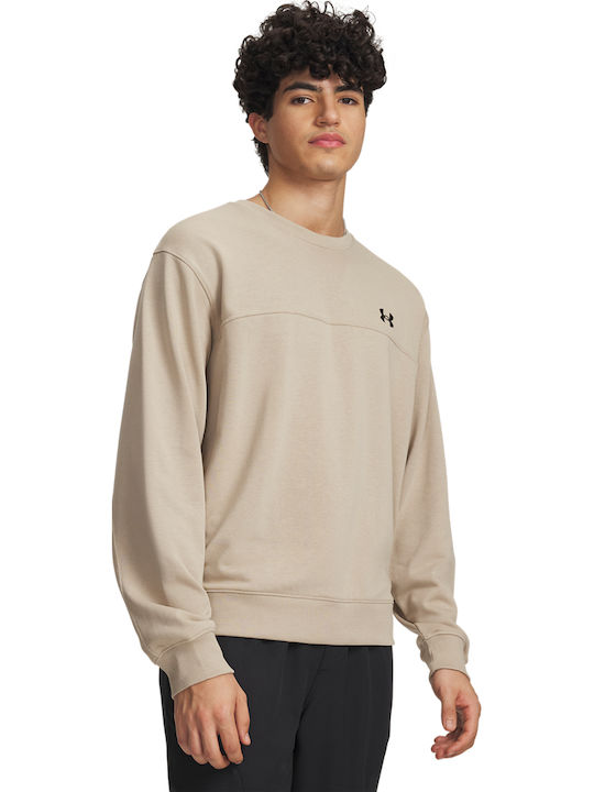 Under Armour Rival Long Sleeve Blouse Beige