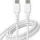Kouvolsen USB 2.0 Cable USB-C male - USB-C Λευκό 3m