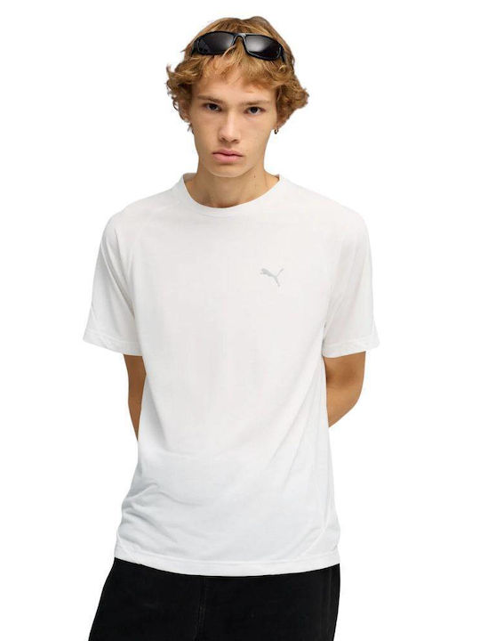 PUMA Evostripe Tee Tricou Alb