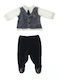 Kids Sweatpants Set Gray