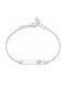 Oxzen Kinderarmband ID aus Silber mit Schmetterling
