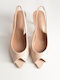 Peeptoe Pumps mit Dünn mittelhohem Absatz Rosa