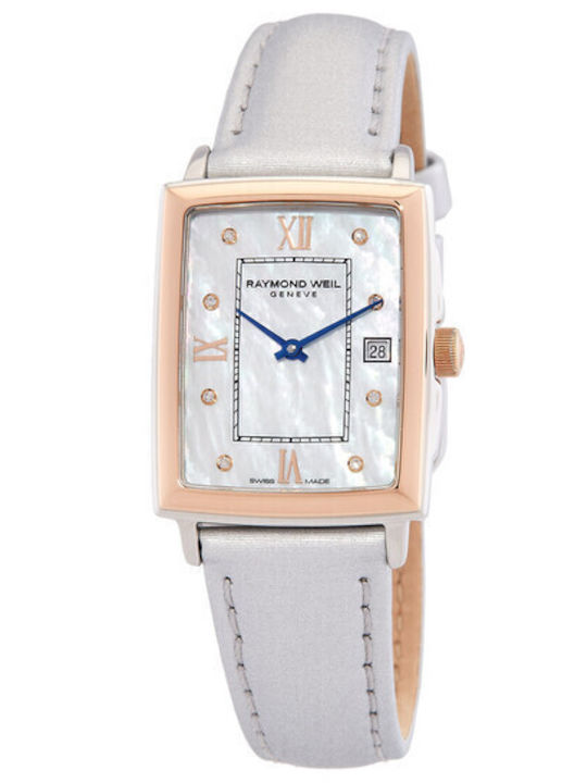 Raymond Weil Toccata Women's Watch with Gray Leather Strap