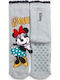 Disney Παιδικές Κάλτσες Αντιολισθητικές Minnie Γκρί