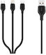 XO USB to Lightning / Type-C / micro USB Cable 1.2m 3.3.88