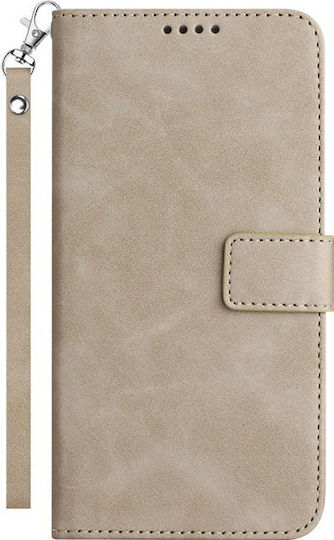 Brieftasche Synthetisches Leder / Silikon Khaki (Realme X50Honor Magic6 Lite)