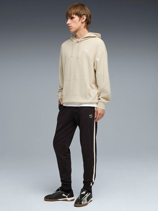 PUMA Ess Elevated Παντελόνι Φόρμας Μαύρο