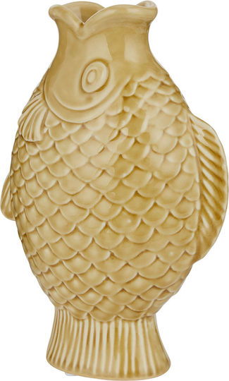 Butlers Vază Decorativă Ceramică Wabi Galben 17x24cm 1buc