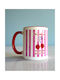 Becher Keramik Rosa