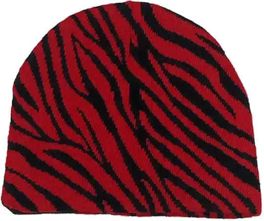 Beanie Unisex Beanie Knitted in Red color