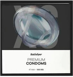 Satisfyer Προφυλακτικά Premium 100τμχ 47mm Natural