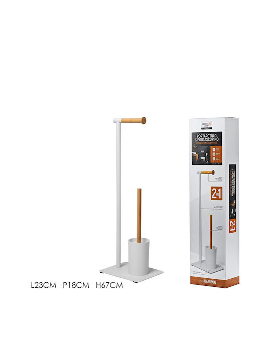 General Trade Metallic Toilet Brush Silver
