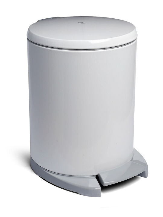 Marva Inox Bathroom Basket 6lt White