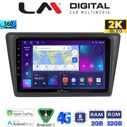 LM Digital Ηχοσύστημα Αυτοκινήτου για Skoda Rapid 2014 (Bluetooth/USB/WiFi/GPS/Apple-Carplay/Android-Auto)