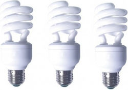 Set 3 Lămpi Fluorescente Panasonic Soclu E27 Putere 19w Formă Spirală Lumină Alb Rece Alimentare 220 240 V "efd19e65hd3e-3" Sigiliu Verde 1,35 Lei