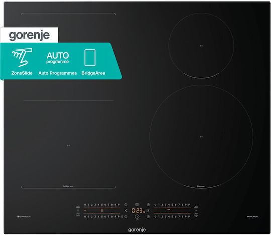 Gorenje Επαγωγική Εστία με Πλαίσιο Αυτόνομη με Λειτουργία Κλειδώματος 59x52εκ.