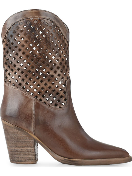 Tsakiris Mallas Leather High Heel Women's Boots...