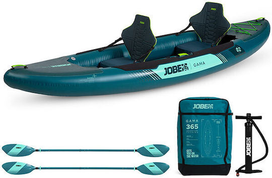 Jobe 600025002 Πλαστικό Kayak Θαλάσσης 2 Ατόμων Πράσινο