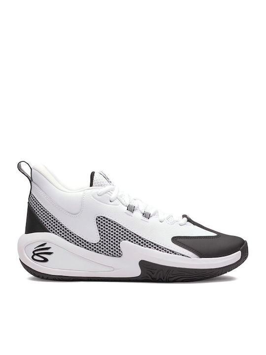 Under Armour Curry 3Z 25 Μπασκετικά Παπούτσια Λευκά