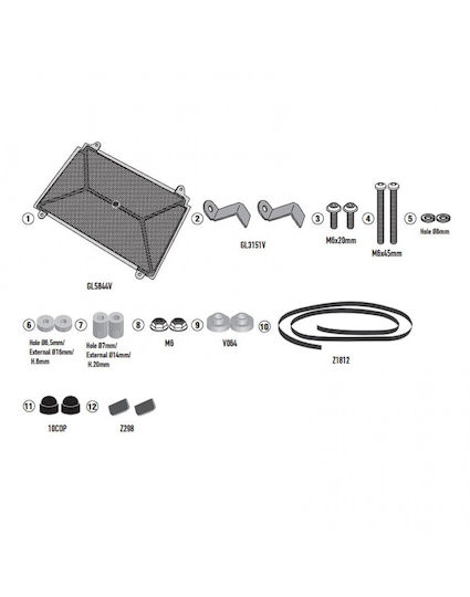 Kappa Sită Protectoare Radiator Honda CB 650 R 19-25 KPR1208