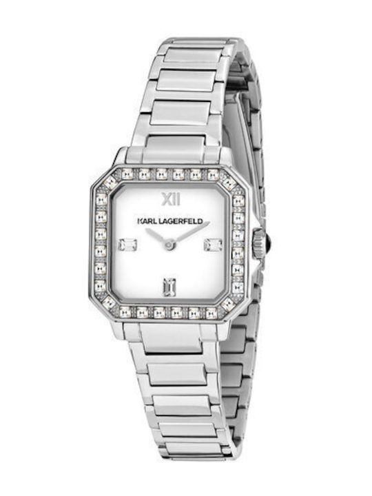 Womens Watch Battery with Silver Metal Bracelet