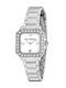 Womens Watch Battery with Silver Metal Bracelet
