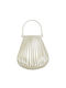 Butlers Laterne Metallisch Beige 20x20x20cm 1Stück