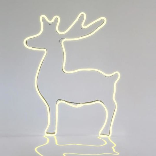 Estheti Rentier 3m Neon Led mit Lichtschlauch Monokanal Thermo Weiß 51x65cm Ip44 2 Stücke