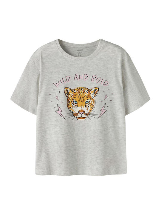 Name It Παιδικό T-shirt Γκρι