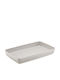 Leone Plastic Rectangular Serving Tray in Beige Color T8811.Y 1pcs