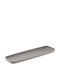 Leone Plastic Rectangular Serving Tray in Gray Color T8806.T 1pcs