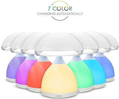 Διακοσμητικό Φωτιστικό Φωτισμό LED RGB Μανιτάρι