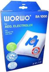 Worwo Vacuum Cleaner Bags 5pcs Compatible with Vacuum Cleaner AEG