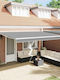 vidaXL Tenda-Rahmen Terrasse 4.5x3m