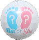 18'' Balloon Gender Reveal He She