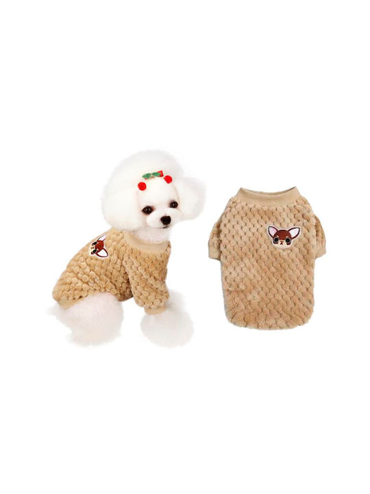 Value Imports Φουτερ Σκυλου Fleece Face 2xlarge 40cm Beige